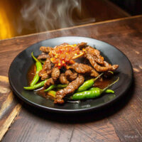 Beef Green Chilli dry -Full