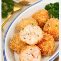 Prawn balls with signature sauce