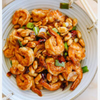 Kung pao prawns Dry full