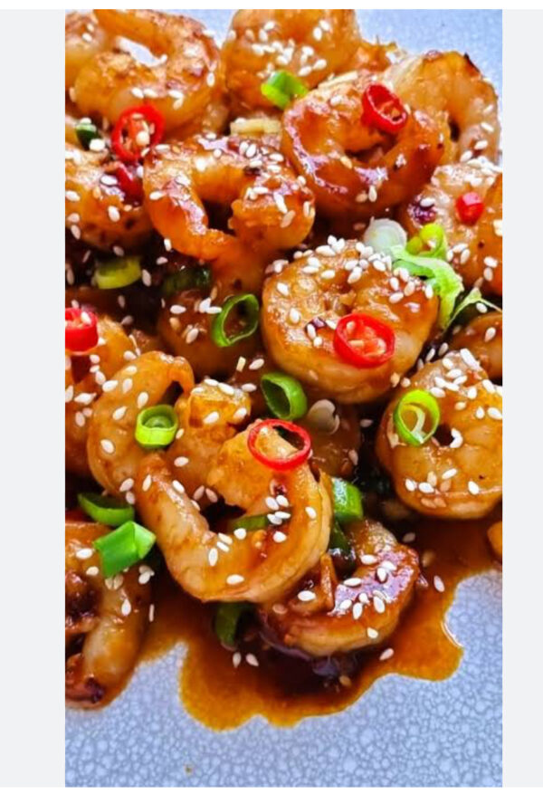Beijing prawns Dry full