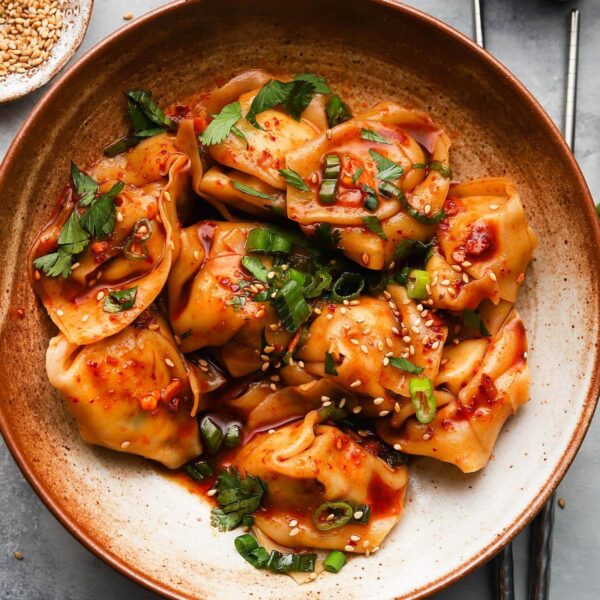 Steamed Spicy Wontons - Full