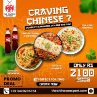 Combo deal for 2 persons