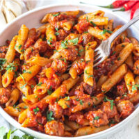 Penne Arabiata pasta